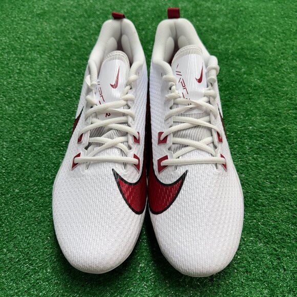 Nike Vapor Edge Speed 360 2 White Black Team Crimson Mens FQ4045-104 NEW Sz 14 - Picture 2 of 5